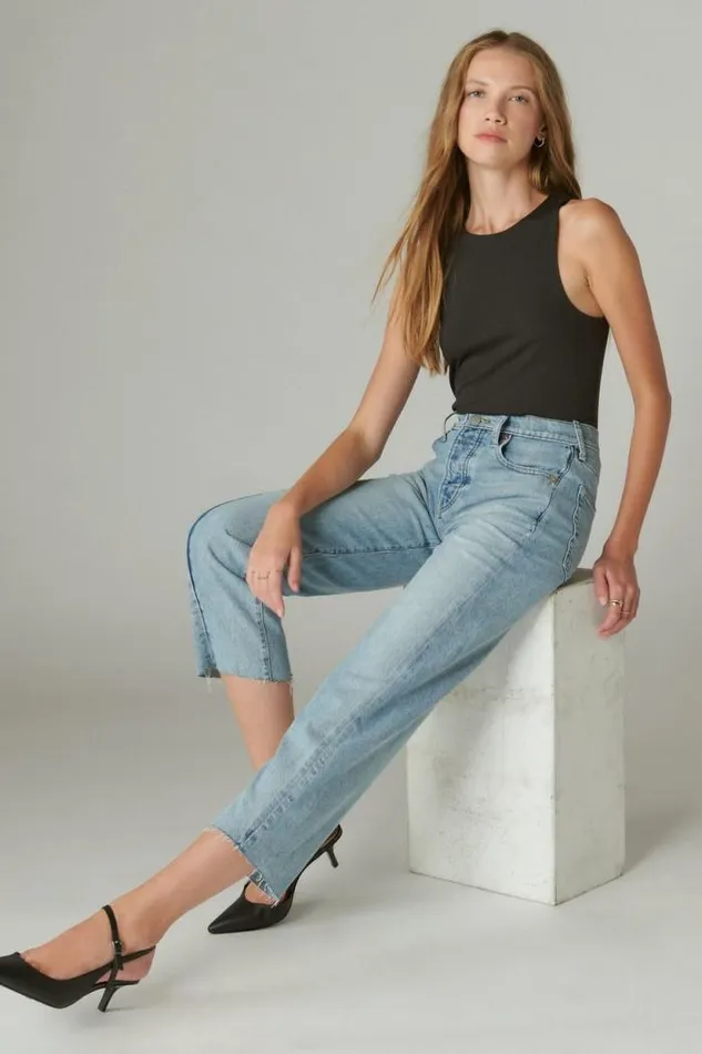Lucky Brand Knd 90s Loose Crop Sunbeam Women Jeans