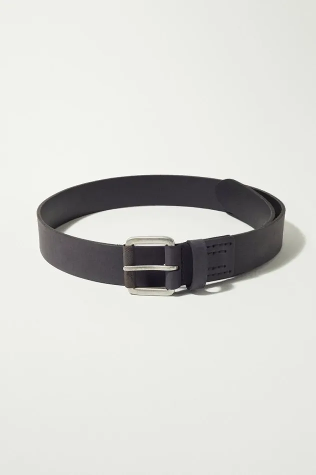 Lucky Brand Leather Tab Belt Black Men Belts