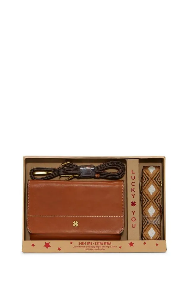 Lucky Brand Lucky Crossbody Gift Set Light Brown Women Handbags