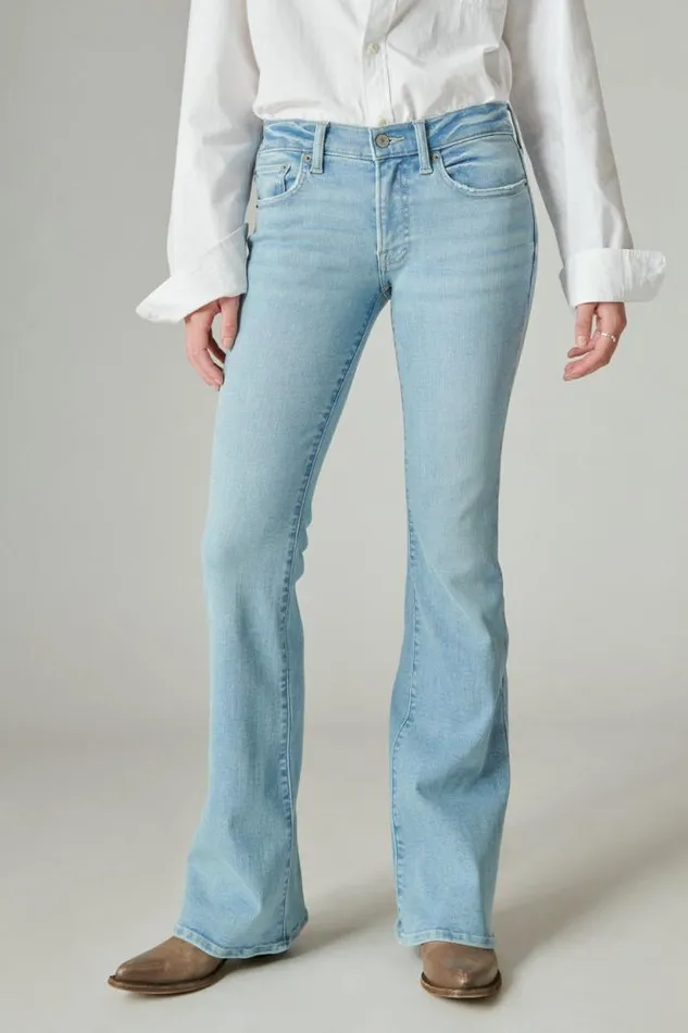 Lucky Brand Mid Rise Sweet Flare Capsize Women Jeans