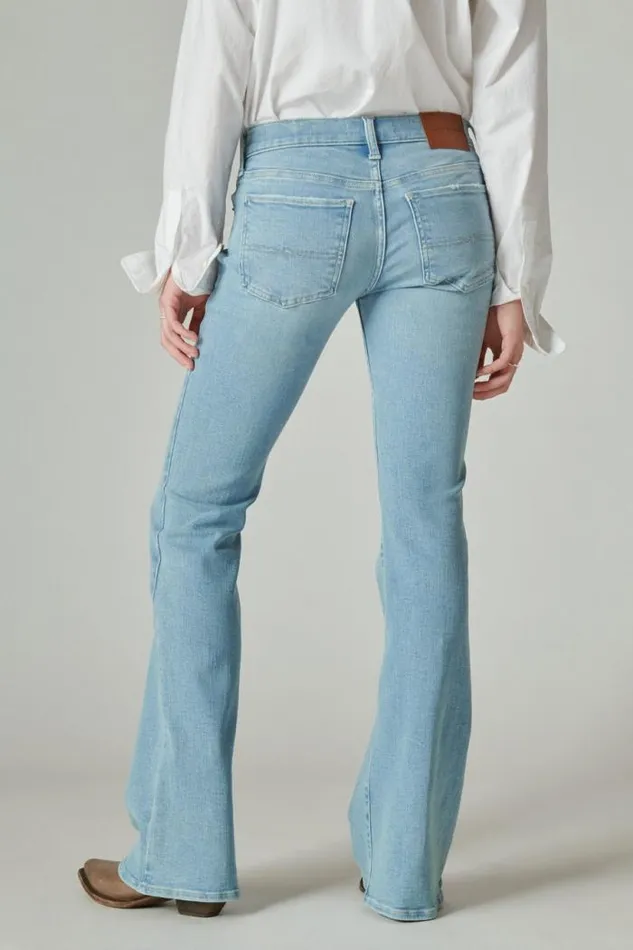Lucky Brand Mid Rise Sweet Flare Capsize Women Jeans