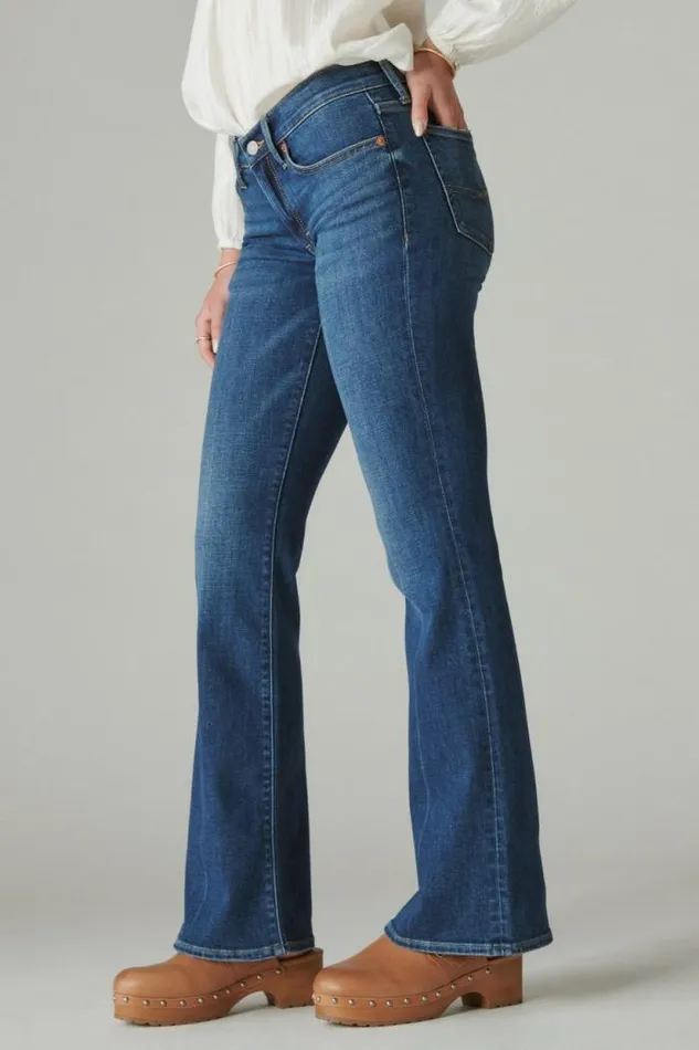 Lucky Brand Mid Rise Sweet Flare Starry Night Women Jeans