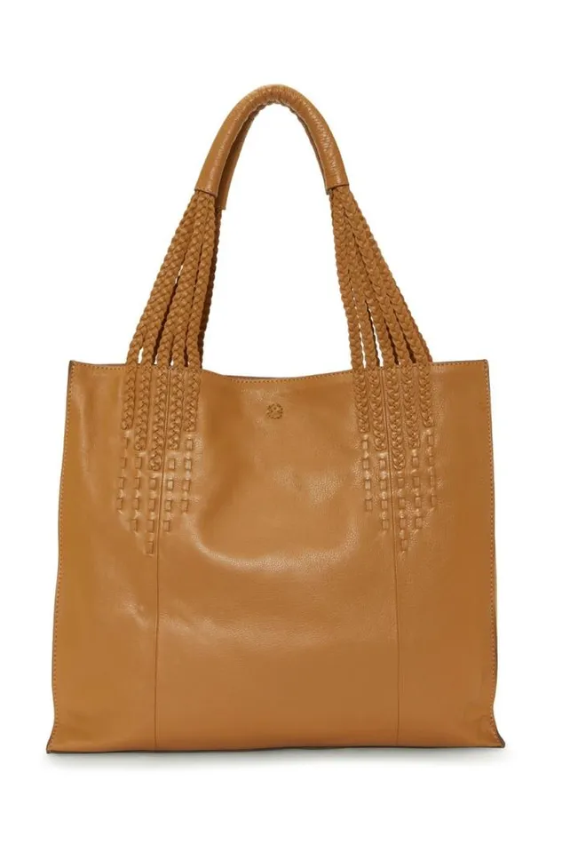 Lucky Brand Mina Tote Bag 231 Tan Women Handbags
