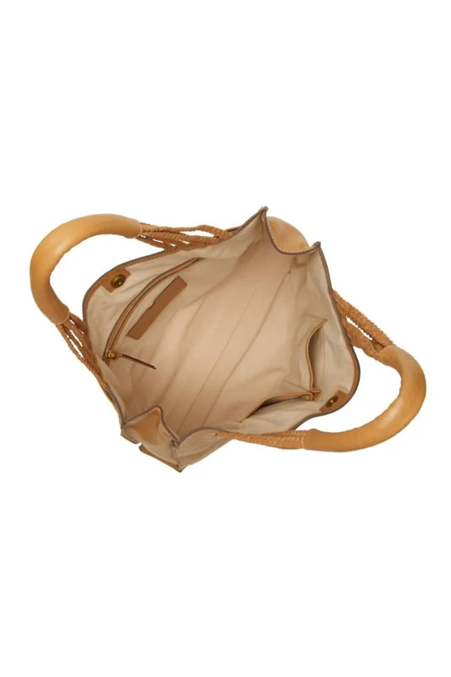 Lucky Brand Mina Tote Bag 231 Tan Women Handbags