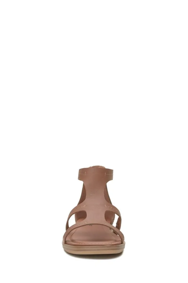 Lucky Brand Nayda Ankle Strap Sandal Medium Dark Beige Women Shoes
