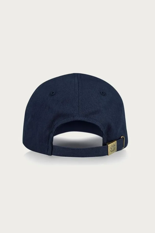Lucky Brand Oval Clover Patch Dad Hat Dark Blue MenWomen Hats