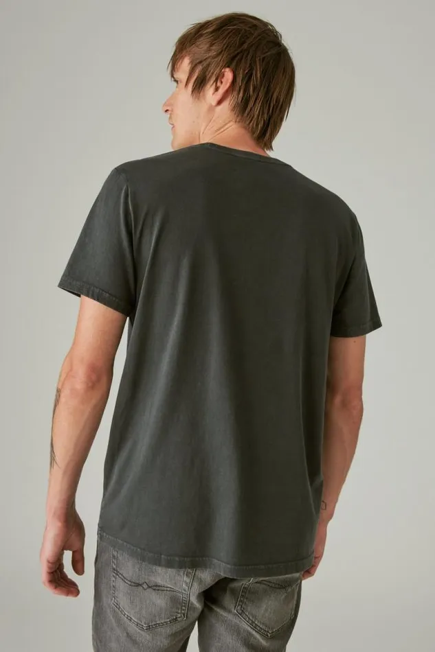 Lucky Brand Pink Floyd The Wall Jet Black Men Graphic Tees
