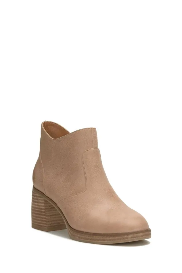 Lucky Brand Quinlee Ankle Bootie Open Beigekhaki Women Shoes