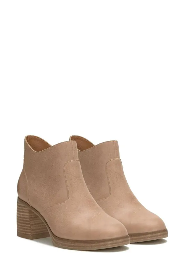 Lucky Brand Quinlee Ankle Bootie Open Beigekhaki Women Shoes