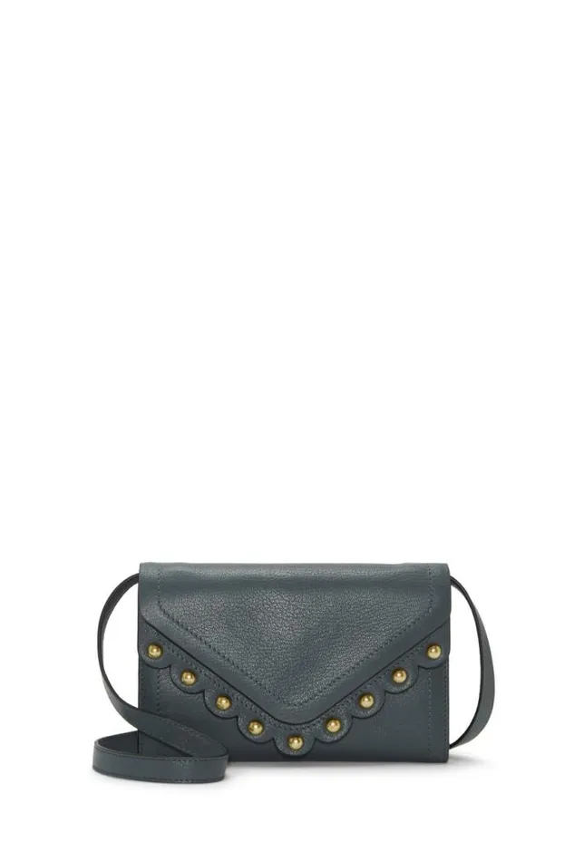 Lucky Brand Ruth Scalloped Crossbody Bag Universal Midnight Women Handbags
