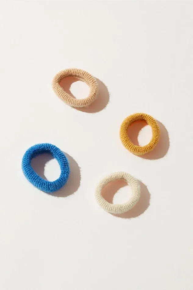 Lucky Brand Soft Scrunchie Set Multi Women Hair Accessories