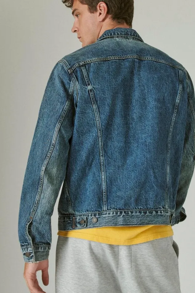 Lucky Brand The Trucker Jacket Yakima Ridge Men Jackets and Outerwear