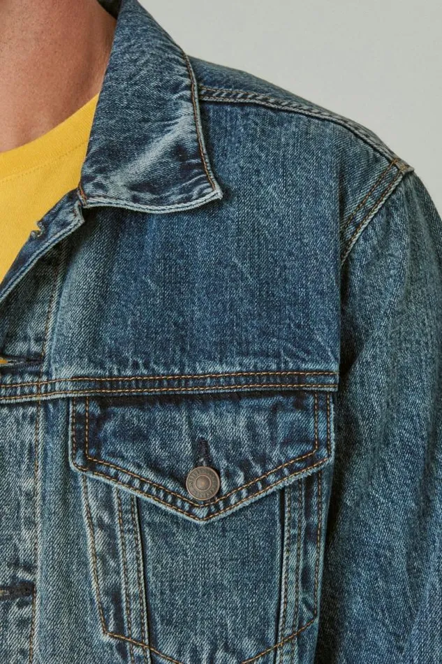 Lucky Brand The Trucker Jacket Yakima Ridge Men Jackets and Outerwear