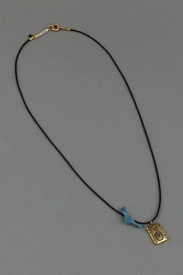 Lucky Brand Tigers Eye Pendant Gold Men Jewelry