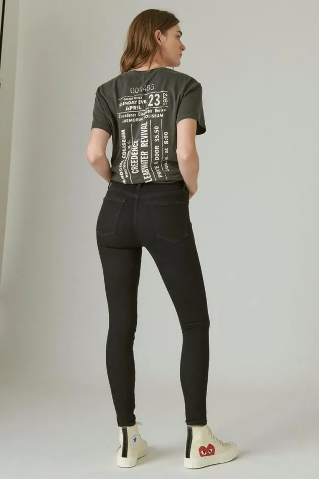Lucky Brand Uni Fit High Rise Skinny Jean Universal Midnight Women Jeans