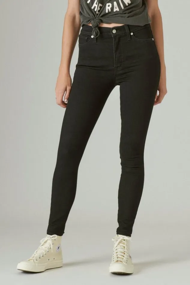 Lucky Brand Uni Fit High Rise Skinny Jean Universal Midnight Women Jeans