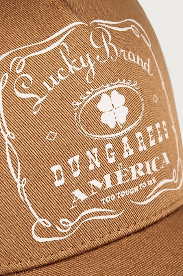 Lucky Brand Vintage Trucker Dark Brown MenWomen Hats