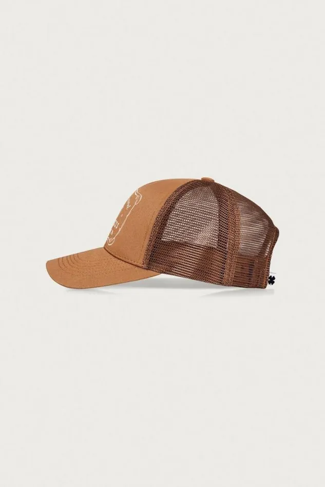 Lucky Brand Vintage Trucker Dark Brown MenWomen Hats