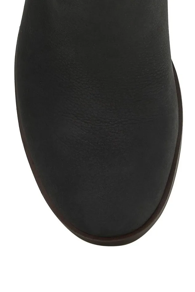 Lucky Brand Zemlin Wedge Bootie Black Women Shoes