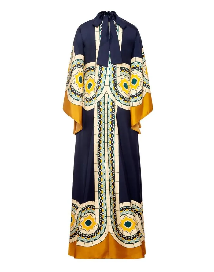 Magnifico Dress Mudejar Place Blue Women La Double J Dresses Magnifico Dress Mudejar Place Blue Women La Double J Dresses