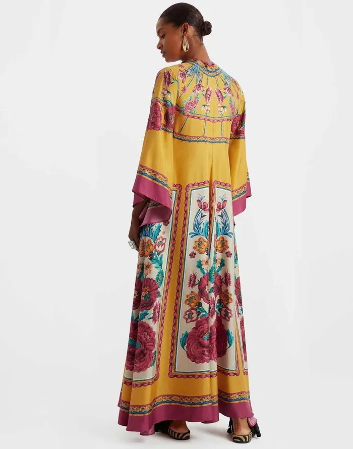 Magnifico Dress Zodiac Place Marigold Women La Double J Dresses Magnifico Dress Zodiac Place Marigold Women La Double J Dresses