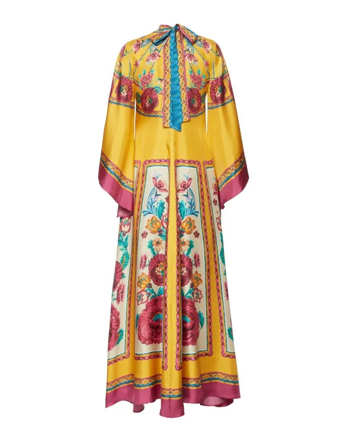 Magnifico Dress Zodiac Place Marigold Women La Double J Dresses Magnifico Dress Zodiac Place Marigold Women La Double J Dresses