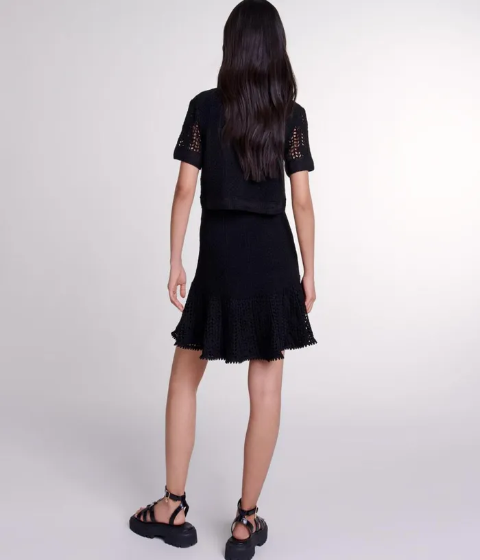 Maje 2in1 Crochet Dress Women Dresses