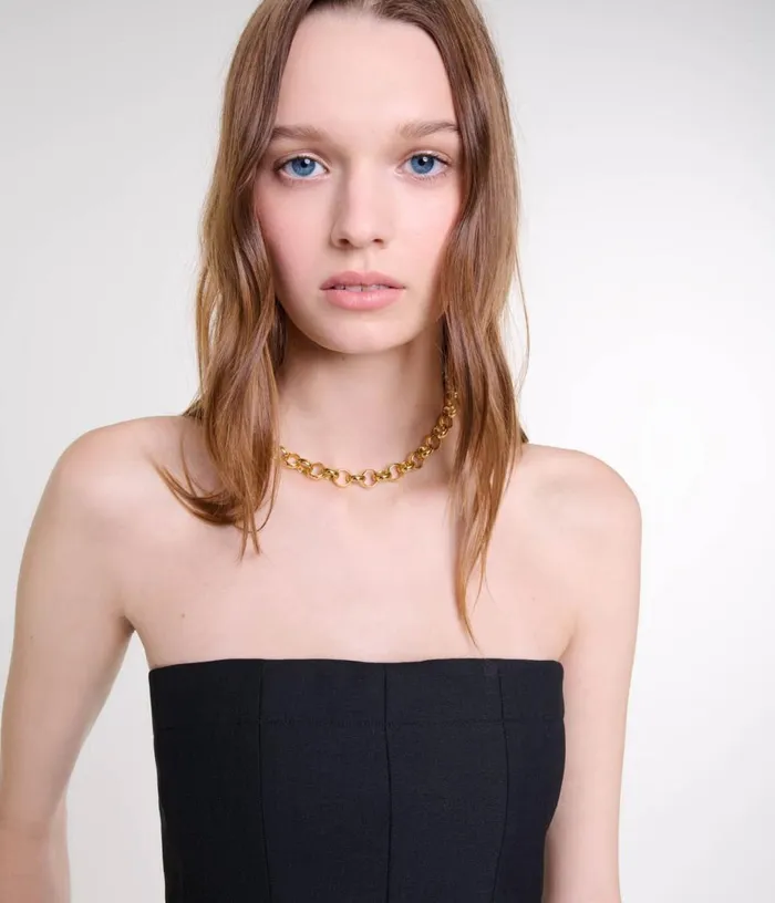 Maje Bustier Top With Basque Women Tops and Shirts