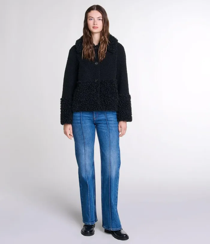 Maje Curly Jacket Women Coats