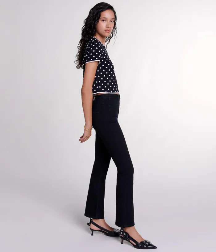 Maje Fancy Knit Top Women Sweaters and Cardigans