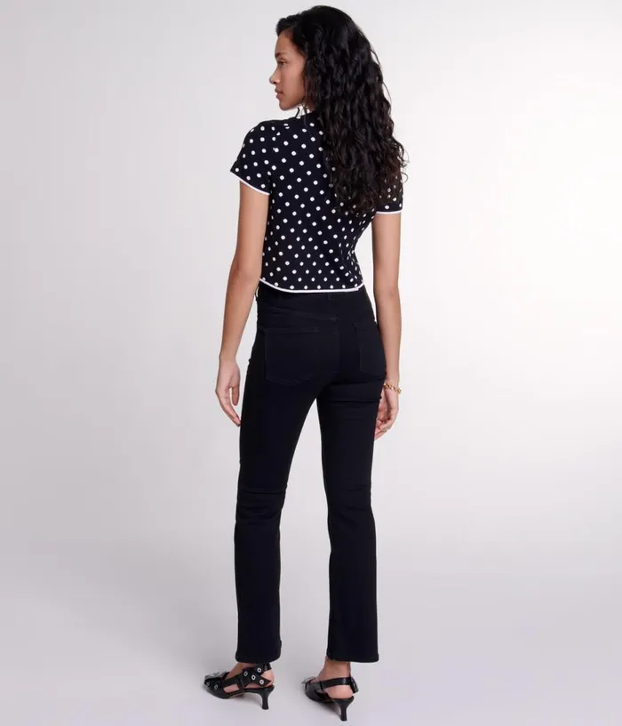 Maje Fancy Knit Top Women Sweaters and Cardigans