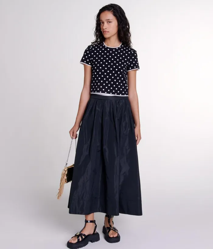 Maje Fancy Knit Top Women Sweaters and Cardigans