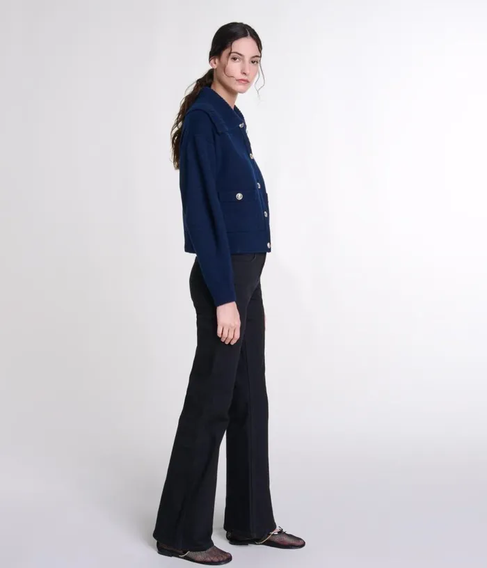 Maje Flared Jeans Women Pants and Jeans