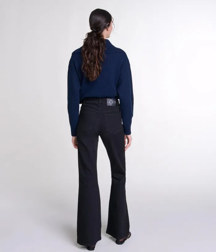 Maje Flared Jeans Women Pants and Jeans