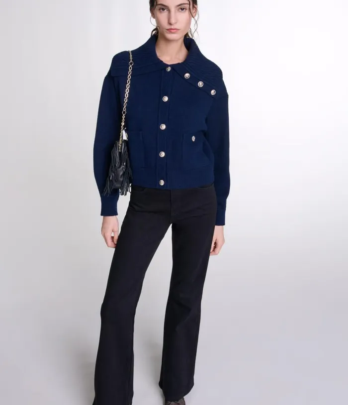 Maje Flared Jeans Women Pants and Jeans