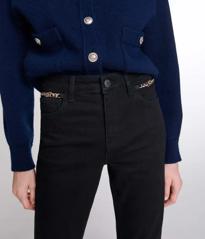 Maje Flared Jeans Women Pants and Jeans