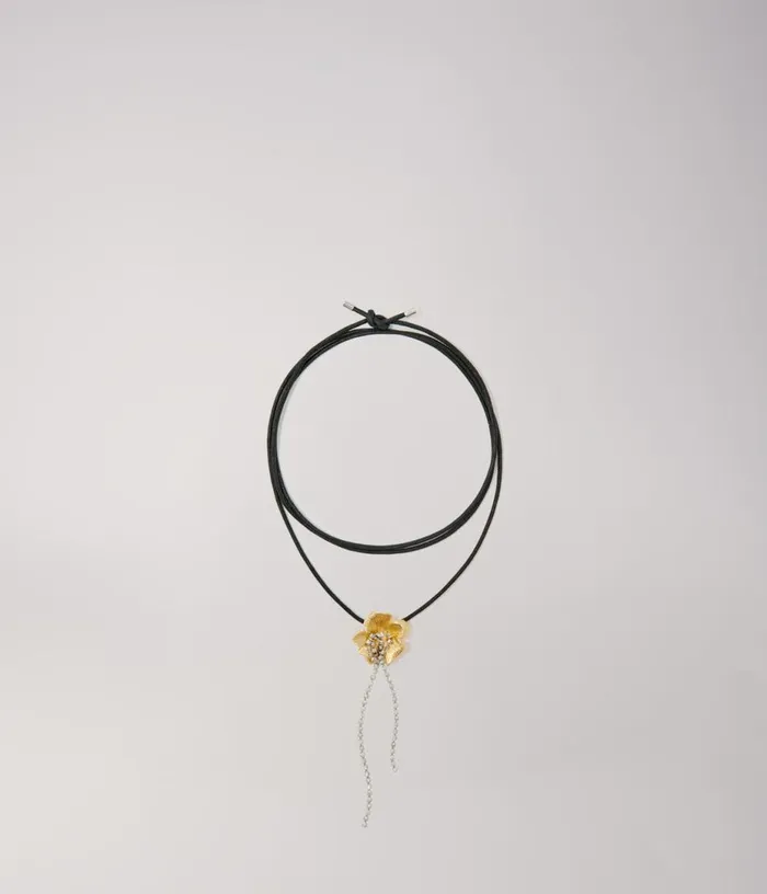 Maje Flower Necklace Women Jewelry