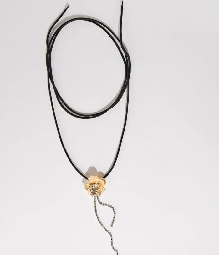 Maje Flower Necklace Women Jewelry