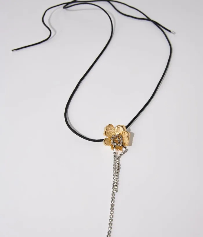 Maje Flower Necklace Women Jewelry