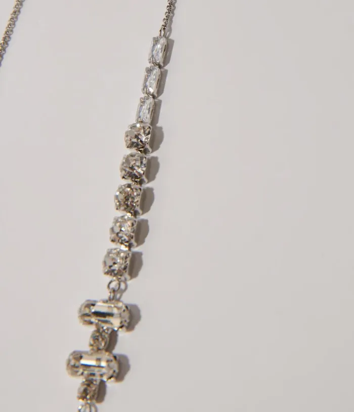 Maje Gold Rhinestone Choker Necklace Women Jewelry