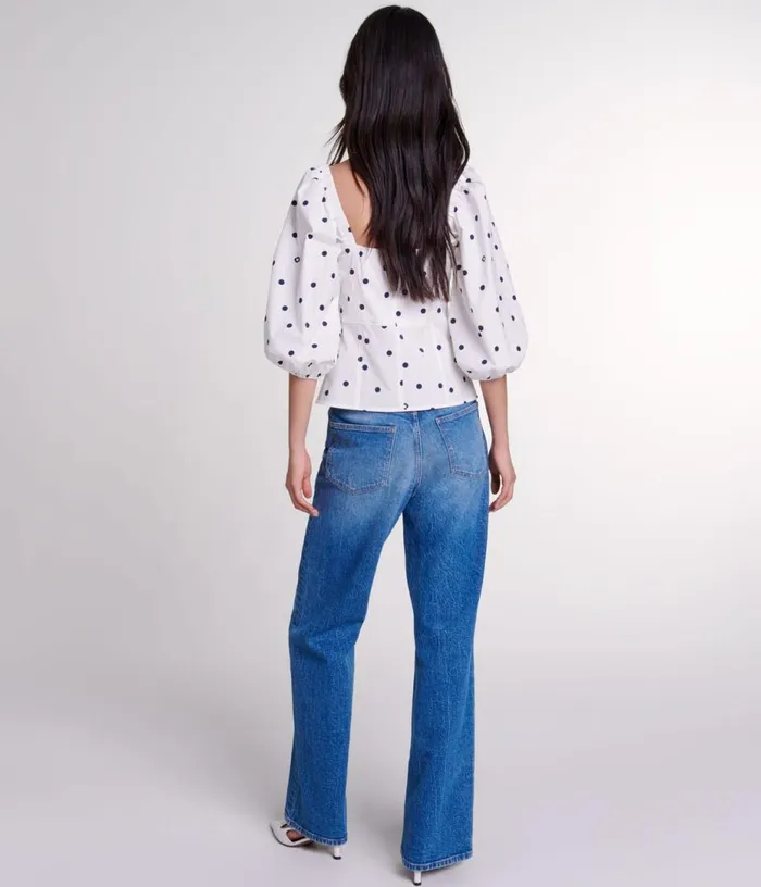 Maje Puffsleeved Top Women Tops and Shirts