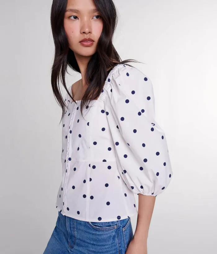 Maje Puffsleeved Top Women Tops and Shirts