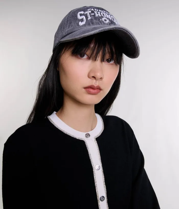 Maje Saint Honoreacute Denim Cap Women Hats