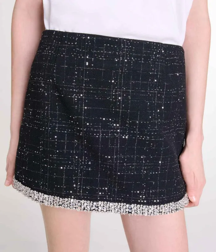 Maje Sequinned Skort Women Skirts and Shorts