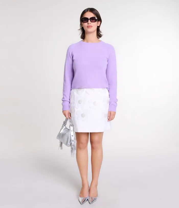 Maje Short Cashmere Jumper Women Sweaters and Cardigans