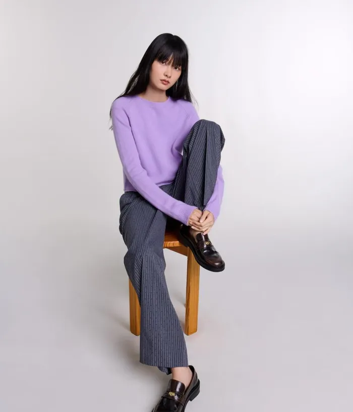 Maje Short Cashmere Jumper Women Sweaters and Cardigans