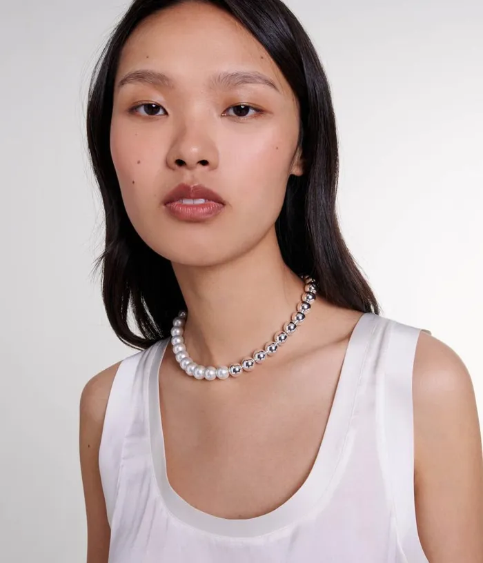 Maje Silk Tank Top Women Tops and Shirts