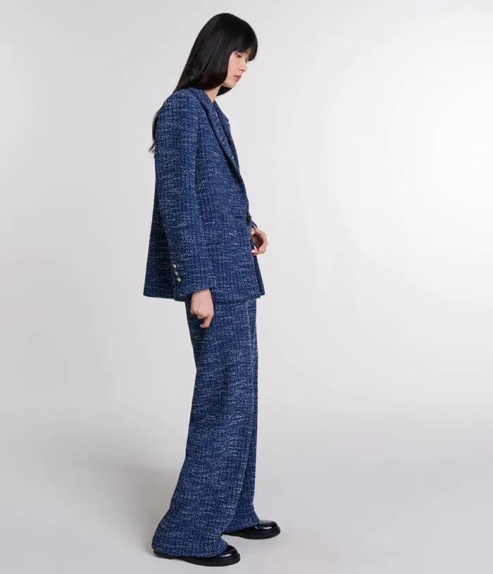 Maje Tweed Jacket Women Blazers and Jackets