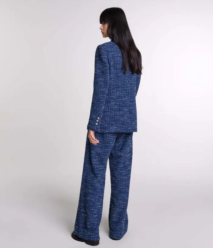 Maje Tweed Jacket Women Blazers and Jackets