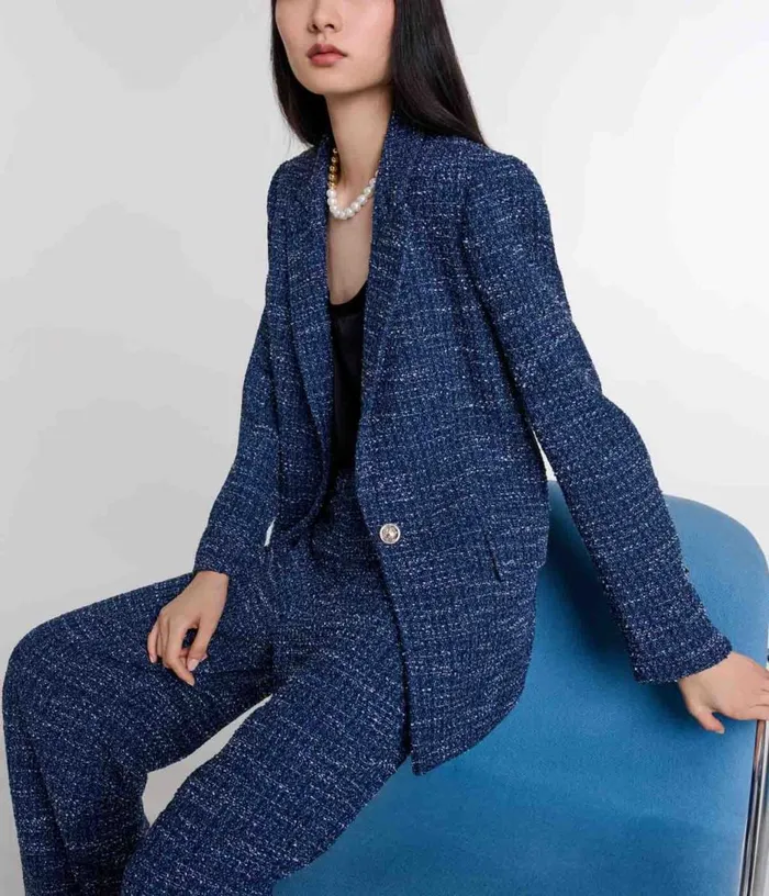 Maje Tweed Jacket Women Blazers and Jackets